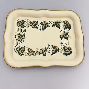 Metal American Artworks Social Supper Trays 4 1/2‎ X 6 1/2" Ivy Leaves Set of 7